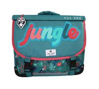 Cartable enfant Pol Fox Jungle - Vert - 38 cm