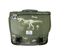 Cartable enfant Pol Fox Jurassic Vert 38x14x32 cm