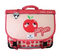 Cartable enfant Pol Fox Pompom Rouge 38x14x32 cm