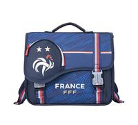 Cartable FFF Equipe de France 38cm 2 compartiments bleu