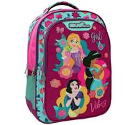 Cartable Fille Disney Princess Imprimé Princesse En Polyester Paillettes Bleu / Vert / Clair / Bleu TU