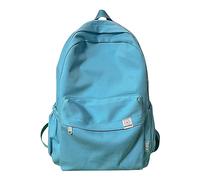 Cartable Fille Femme Version Coréenne Étudiants Étudiants Mignon Couleur Unie Sac à Dos Étudiants Grande Capacité Sac à Dos Chiens Sacs à Dos 15 kg, bleu, Taille unique pour tous, Sac à dos