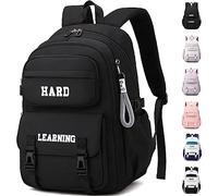 Cartable Fille Garcon Primaire - KESEDE Sac a Dos Maternelle cp Rentree Scolaire Convient Pour Ordinateur Portable De 15" Sac à Dos DéContracté Adolescence Cartables, Noir