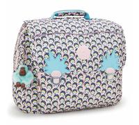 Cartable Fille Kipling Iniko Coquillages 40 Cm - Qualité Premium Bleu / Rose TU
