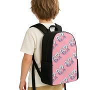 Cartable Fille Maternelle - Sac À Dos Élégant pour Enfants avec Motif Glace Idéal pour L'École Les Voyages Et Le Quotidien Léger Et Résistant Il Convient Aux Garçons Et Aux Filles (42CmX29CmX16Cm)