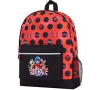 Cartable fille primaire - EDILIX - Ladybug Miraculous - 40x32x10 cm - Toile robuste - Bretelles réglables