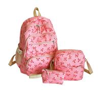 Cartable Fille Primaire - Sac À Dos Élégant avec Nœud pour Femme Joli Sac À Bandoulière pour Un Usage Quotidien pour Les Déplacements Le Travail Les Voyages L'École Fourre-Tout Polyvalent (One Size)