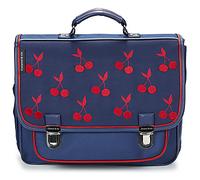 Cartable filles CARAMEL & CIE CARTABLE 38 CM VELVET CHERRIES Marine Unique