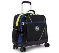 Cartable Garçon 4 Roulettes Kipling New Storia Lets Scuba 41 Cm- Avec Compartiment Pour Pc Noir / Jaune / Bleu TU