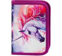 Cartable Garçon Fille Ensemble 3 Pièces - Sac D'école Zippy Pour 1ère Classe - Cartable Primaire Avec Sangle De Poitrine - Sac À Dos D'école Ergonomique, Licorne Royale, Ensemble Cartable