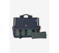 Cartable garçon polyester bleu foncé TU