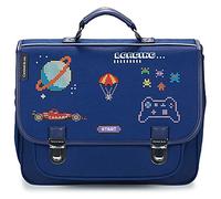 Cartable garcons CARAMEL & CIE CARTABLE 38 CM PIXEL ART Marine Unique