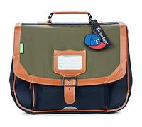 Tann's – Cartable Axel 35 cm kaki/bleu – 9330 Vert G