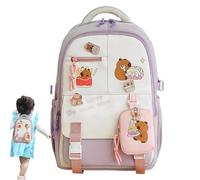Cartable Hamster Scolaire Grande Capacité De Rangement, Bretelles