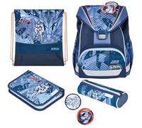 Cartable - HERLITZ - Ultralight Plus - Bleu - 36 x 28 x 21 cm - 16 l - Ergonomique et léger