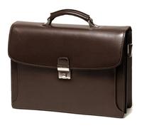 Cartable Homme Gérard Henon Atout GH 2026 - Marron - Refente de cuir vachette - 2 soufflets