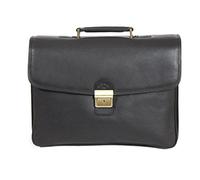 Cartable Katana en Cuir De Vachette Gras 4 Soufflets K 31028