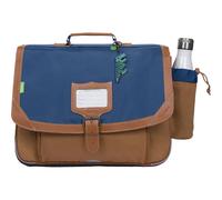 Cartable scolaire avec 2 compartiments Tann's Les Fantaisies Nils 38 cm Bleu Camel