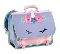 Cartable licorne 38x32x15 porte-emploi du temps