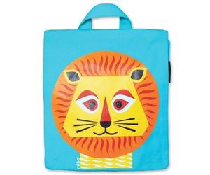 Cartable Maternelle Coq en Pâte Bleu Lion Coton bio - Coton Bio GOTS