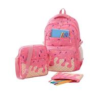 Cartable Maternelle Ensemble 3 pièces mignon motif glace cartable sac