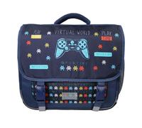 Bagtrotter Cartable scolaire Phileas Jeux Vidéos 38 cm Marine 2 compartiments bretelles matelassées