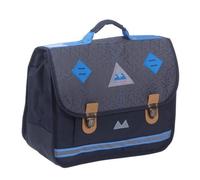Cartable - Poids Plume - 35 cm - 2 Compartiments - Noir - Décor Imprimé Allover