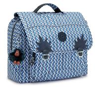 Cartable Primaire Garçon Kipling Iniko 40 Cm, Boy Geo, 2 Compartiments Zippés Bleu / Blanc / Bleu TU