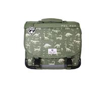 Cartable Réversible 1 Compartiment Jurassic - 35 Cm Vert M