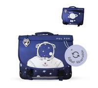 Cartable Réversible 2 Compartiments Cosmo - 38 Cm Bleu M