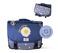 Cartable Réversible 2 Compartiments Daisy- 38 Cm Bleu M