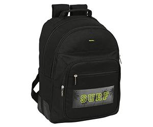 Cartable Safta Surf Noir (32 x 42 x 15 cm)