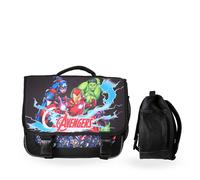 Cartable Scolaire 2 Compartiments Marvel Avengers - 38 Cm Noir M
