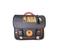 Cartable Scolaire 2 Compartiments Nba - Noir & Orange - 38 Cm Noir M