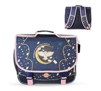 Cartable Scolaire 38 Cm - 2 Compartiments Harry Potter- Hedwig Mystic Winter Bleu M