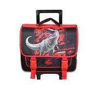 BAGTROTTER Cartable à roulettes 38 cm Jurassic World Dinosaure Noir Noir