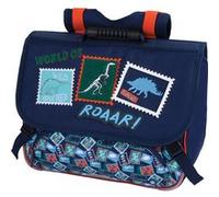 Cartable scolaire avec 2 compartiments Oberthur Dino 38 cm Multicolore