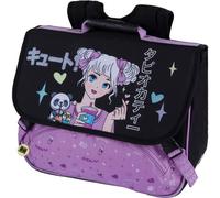 Cartable scolaire avec 2 compartiments Oberthur Manga Girl 38 cm