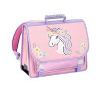 Cartable scolaire avec 2 compartiments Viquel 2 compartiments Floral Unicorn 38 cm