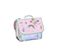 Viquel - Cartable Primaire Bubbles avec Pop-it - Cartable Fille Licorne 2 Compartiments - Rose Sac Scolaire Ergonomique avec Bandes réfléchissantes, Compartiments Multiples