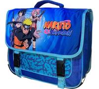 Cartable Scolaire Licence Naruto - Qualité supérieure en 38 cm - Dimensions: Hauteur 33cm, largeur 38 cm, profondeur 14 cm - Cartable équipé de réflecteurs (Cartable Naruto)