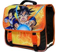 Cartable Scolaire Licence - Qualité supérieure en 38 cm - Dimensions: Hauteur 33cm, largeur 38 cm, profondeur 14 cm - Cartable équipé de réflecteurs (Cartable Dragon Ball Super)