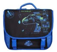 Cartable Scolaire Primaire 38cm Jurassic World Noir et Bleu 2 Compartiments Bagtrotter Noir G