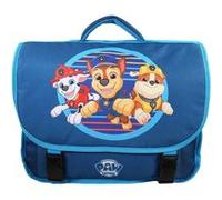 Bagtrotter - Pat'Patrouille - Cartable 38cm - Bleu - 2 Compartiments - 1 Poche Sous Rabat - Bretelles Matelassés - Fond Renforcé - Dos Matelassé - 38x13x34cm - Matière Polyester - Cartable