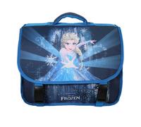 Bagtrotter - La Reine des Neiges - Frozen - Disney - Cartable 38cm - Bleu Marine - 2 Compartiments - 1 Poche Sous Rabat - Bretelles Matelassés - Fond Renforcé - Dos Matelassé - 38x13x34cm -