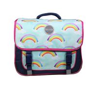 Bagtrotter Cartable Phileas 38 cm Système Smart Comfort Ergonomie/Sécurité Arc En Ciel Bleu