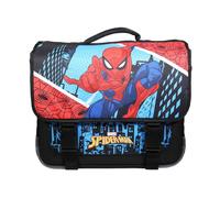 Bagtrotter - Cartable 38 cm - Spiderman Bleu - Primaire - Bretelles et dos rembourrés - Bandes Réfléchissantes - Grand Rangement - Licence Officielle Marvel