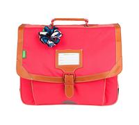 Tann's - Cartable 38cm Les Signatures Louise Rose - Cartable Scolaire Fille 2 Soufflets - CP CE1 CE2 - Chouchou Fleuri Offert