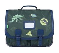 Cartable scolaire - Tann's - Timothée - 41cm - Kaki - Dinosaures phosphorescents