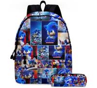 Cartable - SONIC - Dessin Animé - Bleu - 40x30x17cm - Enfant